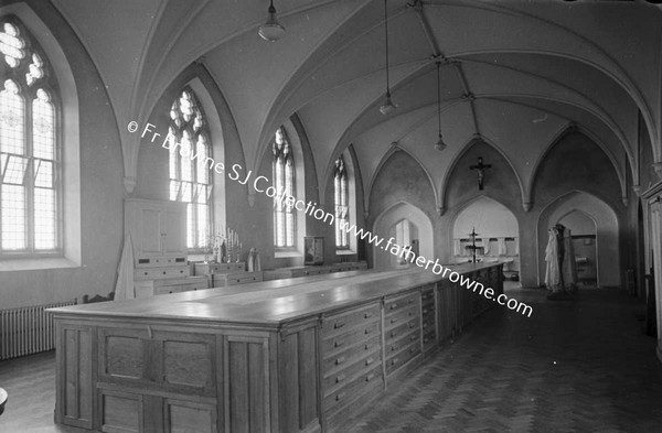 MT MELLARY  ABBEY  SARCRISTY AND AMBULATORY BEHIND ALTAR